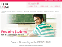 Tablet Screenshot of jecrcudml.edu.in